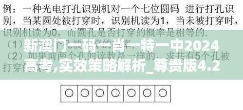 新澳门一码一肖一特一中2024高考,实效策略解析_尊贵版4.262