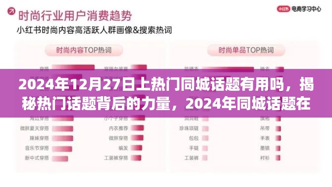 揭秘热门同城话题的力量,小红书上2024年同城话题的影响力与机遇揭秘!
