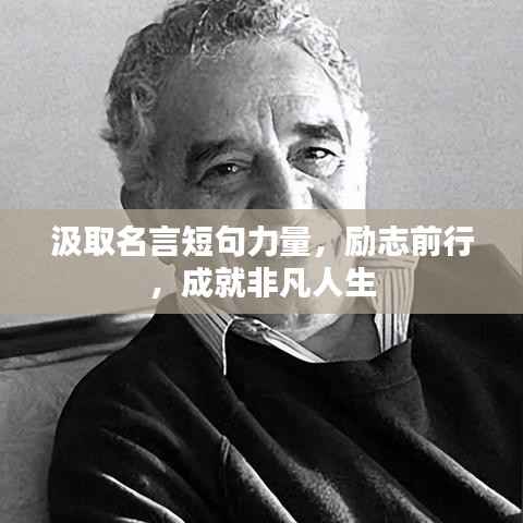 汲取名言短句力量,励志前行,成就非凡人生