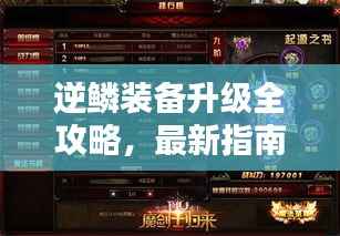 逆鳞装备升级全攻略，最新指南助你轻松提升战力！