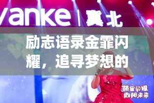 励志语录金霏闪耀，追寻梦想的璀璨星光之路