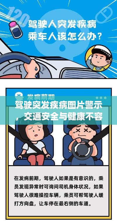 驾驶突发疾病图片警示,交通安全与健康不容忽视