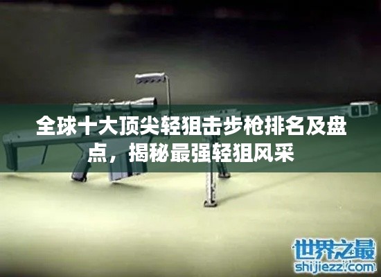 全球十大顶尖轻狙击步枪排名及盘点,揭秘最强轻狙风采