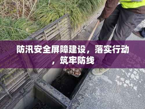 防汛安全屏障建设,落实行动,筑牢防线