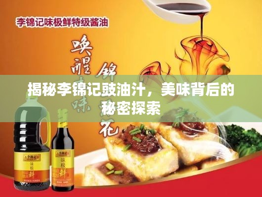 揭秘李锦记豉油汁,美味背后的秘密探索