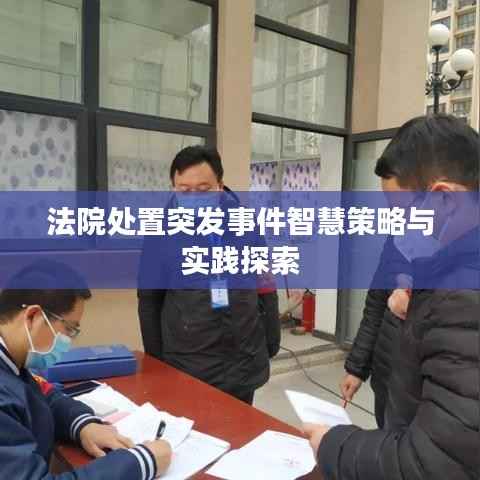 法院处置突发事件智慧策略与实践探索